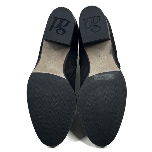 Paul Green Dallas Black Nubuck Bootie Distressed US8/UK5.5 Dual Zipper New $450 - Picture 14 of 14